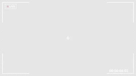 Live camera recording screen overlay Video stock 312724428