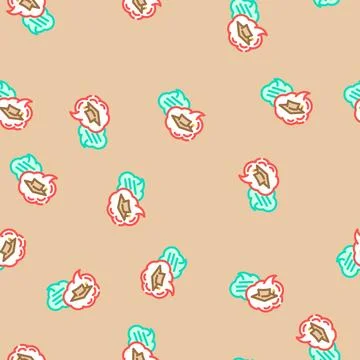 Live chat bubble education platform vector seamless pattern Stockillustratie