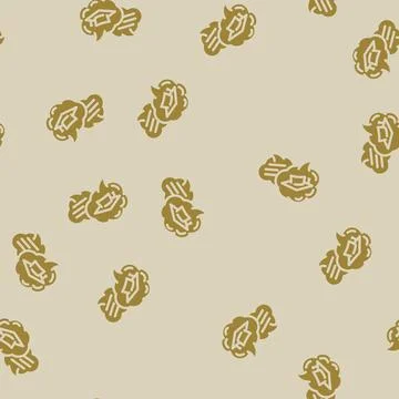 Live chat bubble education platform glyph vector seamless pattern 스톡 일러스트