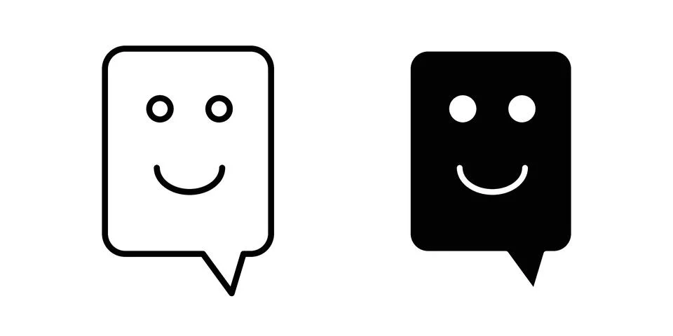 Live chat icon bundle for website design projects Stock Illustration