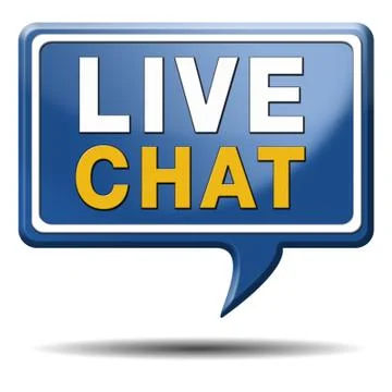 Live chat icon Stock Illustration