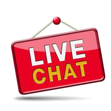 Live chat icon Stock Illustration