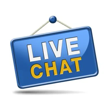 Live chat icon Stock Illustration