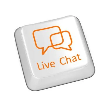 Live Chat Live Chat , This is a computer generated and 3d rendered picture... Stock Photos