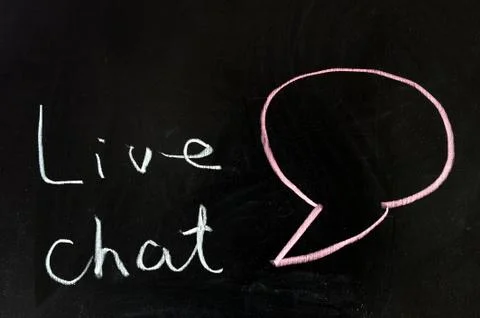 Live chat Stock Photos