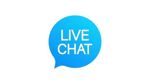 Live chat speech bubbles concept. Motion graphics. Stock Footage