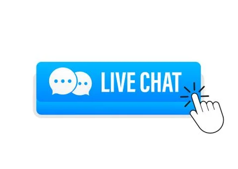 Live chat speech bubbles concept. Vector stock illustration. Stock Illustration