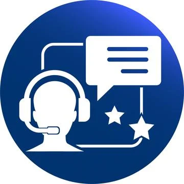 Live Chat Support Ilustração Stock
