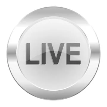 Live chrome web icon isolated. Stock Illustration