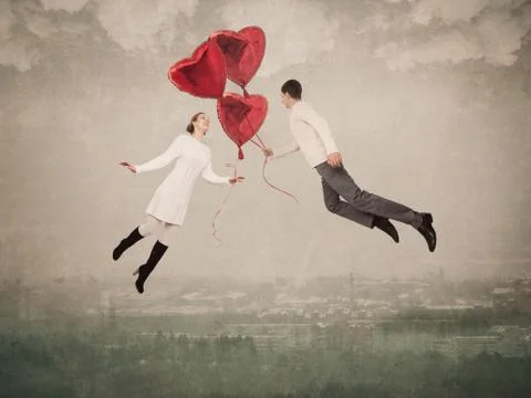 Live in the clouds Stock Photos