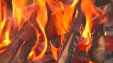 Live coals Stock Footage 55501062