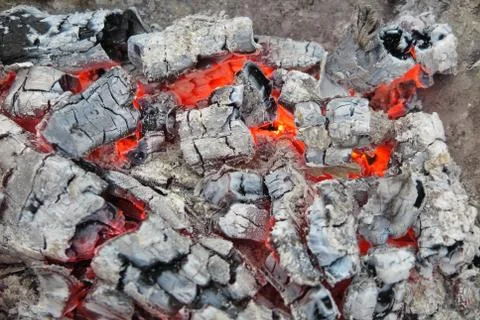 Live coals Stock-Fotos