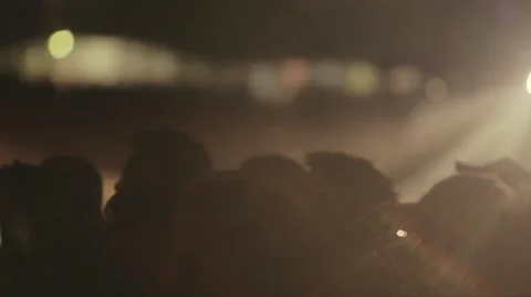 Live concert crowd Stock Footage 45515210