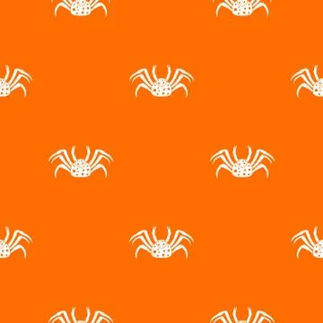 Live crab pattern seamless Illustrazione stock