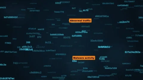 Live Cybersecurity Dashboard With Changing Security Alerts And Threat Monitoring 動画素材 333865338
