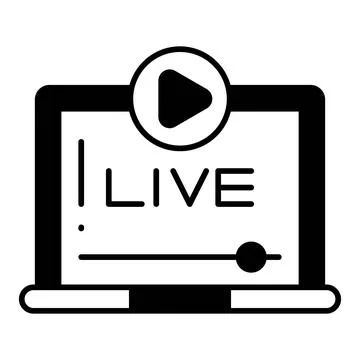 Live Dualtone Icon Stock Illustration