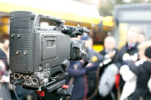 Live event filming Stock Photos