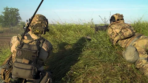 Live fire down range Stock-Footage 251631379