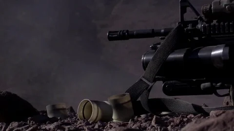 Live Fire Stock-Footage 84125812