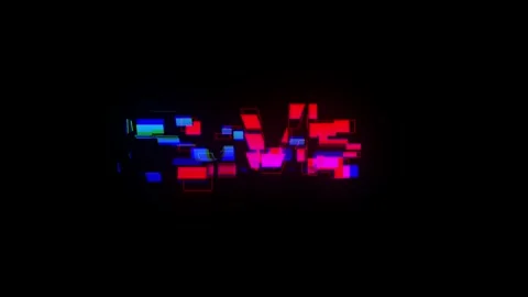Live fully with Hi-Tech Glitch Typography Text Animation	 Stock Footage 295413601