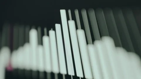 Live graphical representation of data Stock Footage 331148950