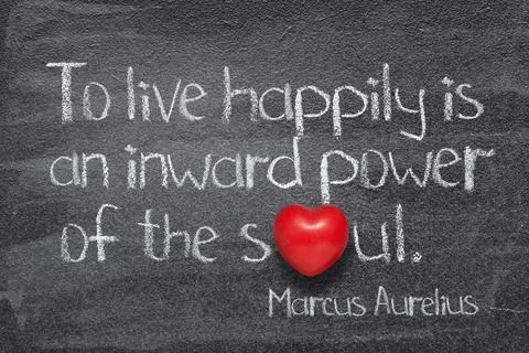 Live happy Aurelius Stock Photos