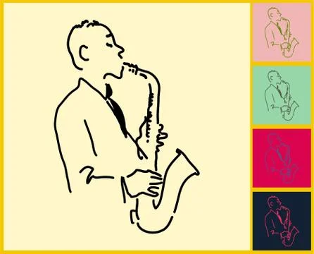 Live Jazz &amp; Blues Stock Illustration