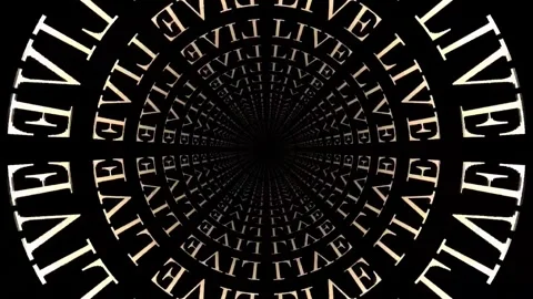 LIVE Keyword Animation, 3D Background Loop. Affirmation &amp; mindfulness concept. Stock Footage 252080617