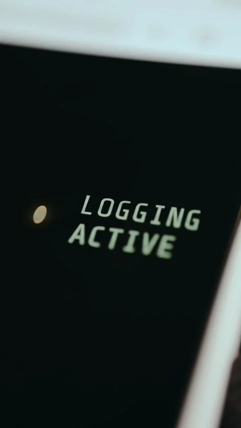 Live Logging Dashboard, Data and Event Recording Stock Footage 331130182
