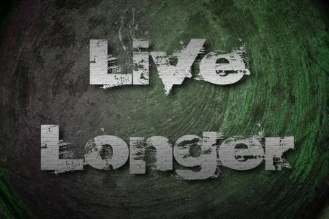 Live longer concept Stock Illustration