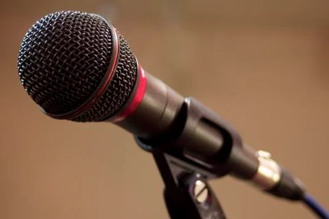 Live Microphone Stock Photos