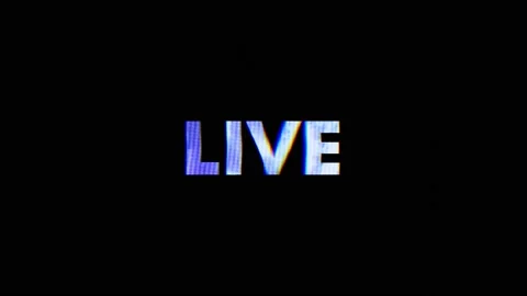 Live motion text with glitch color effect Stock Footage 224494767