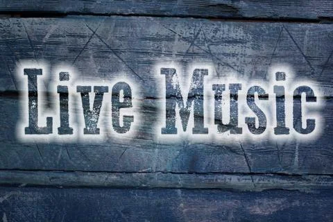 Live music concept Stock Illustration