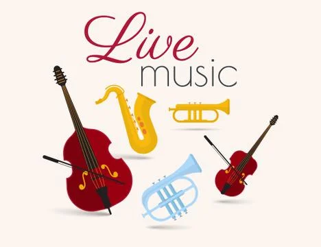 Live music Stock Illustration