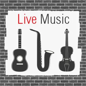 Live Music Stock Illustration