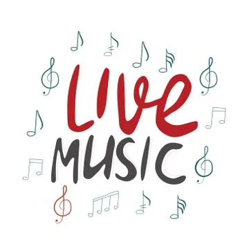 Live music Stock Illustration