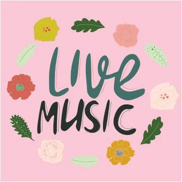 Live music Stock Illustration