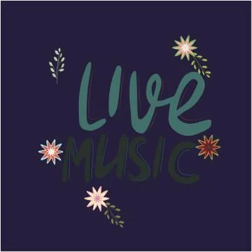 Live music Stock Illustration