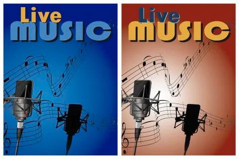 Live music Stock Illustration