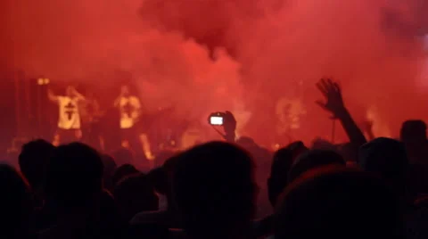 Live Music at Night Video stock 66303658