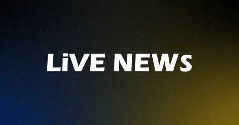 Live News Text Animation – Dynamic Breaking News Animation, Real-Time News. Stock Footage 295421191