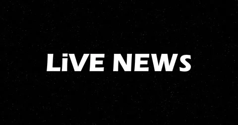 Live News Text Animation – Dynamic Breaking News Animation, Real-Time News. Stock Footage 295421192