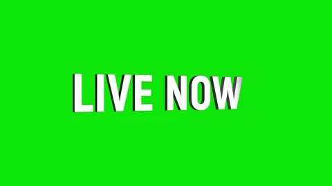 Live now 3d text animation with word rotating effect. streaming and broadca.. Stock Footage 313821922