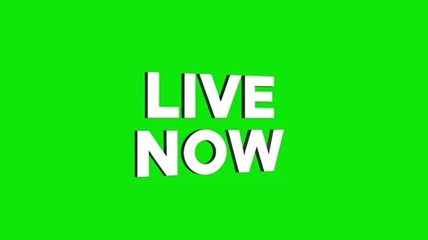 Live now 3d text animation with word rotating effect. streaming and broadca.. Stock Footage 313821934