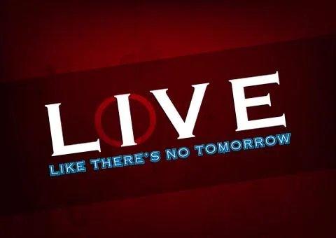 Live or love Illustrazione stock