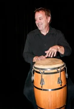 Live percussionist Stock-Fotos