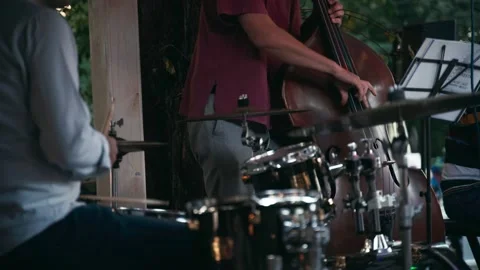 Live performance of a Jazz band Stock Footage 139955057