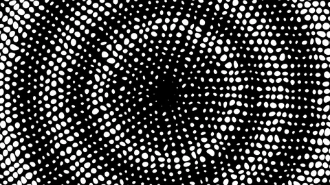 Live play of halftone patterns. For video design. Abstract background Stock Footage 77236319