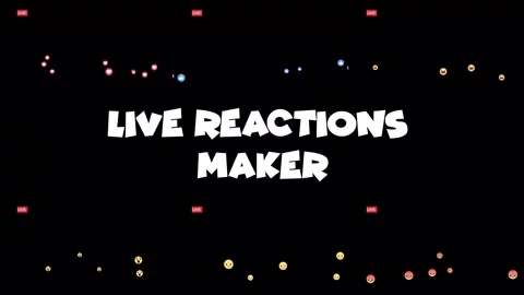 Live Reactions Maker (Toolkit) Motion Graphics Pack Stock Footage 240397043