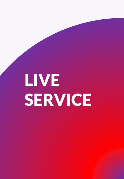 Live Service text animation for live church service broadcast Stock Footage 332256581